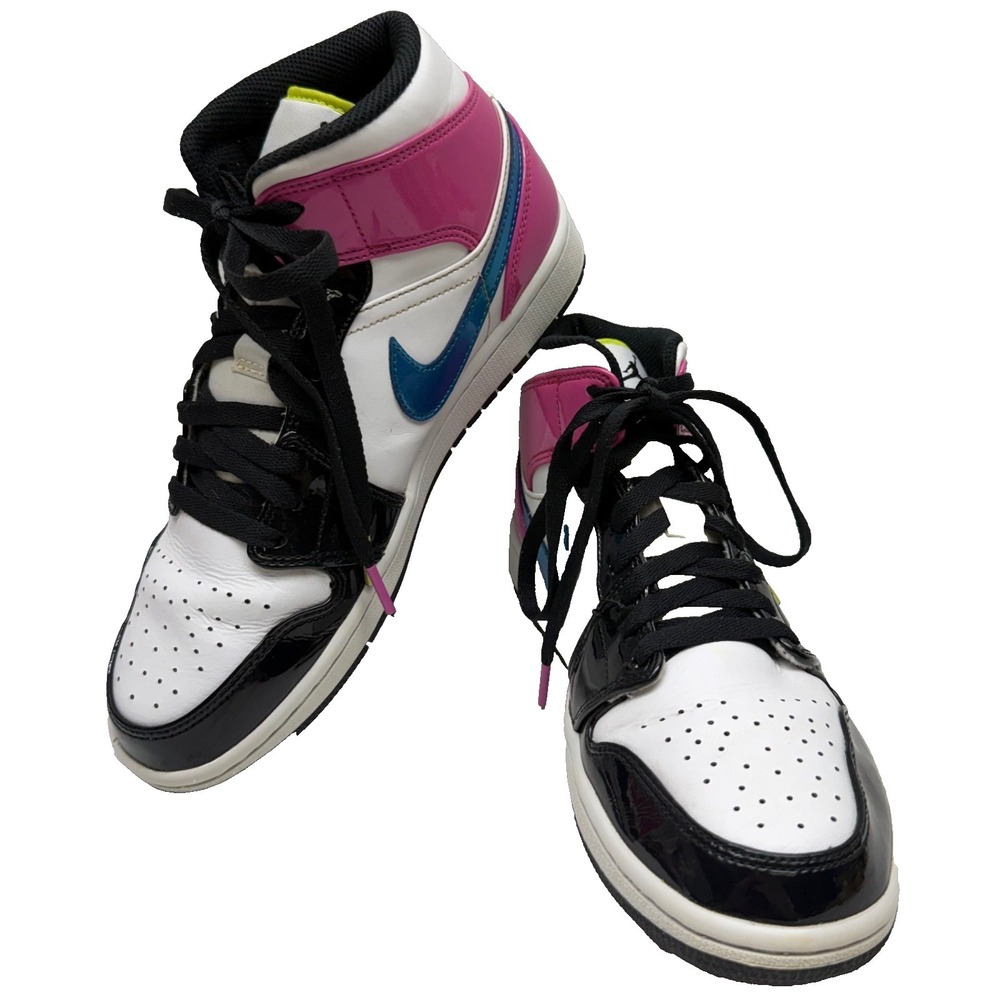 Air Jordan‎ 1 SE Mid Cyber Active Fuchsia Shoes Size: 8 M / 9.5 W [CZ9834-100]